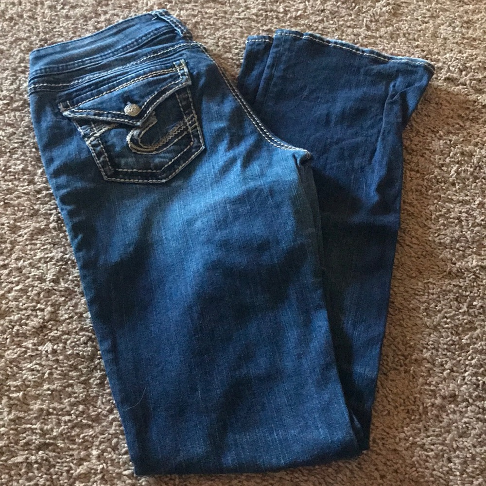 Silver jeans